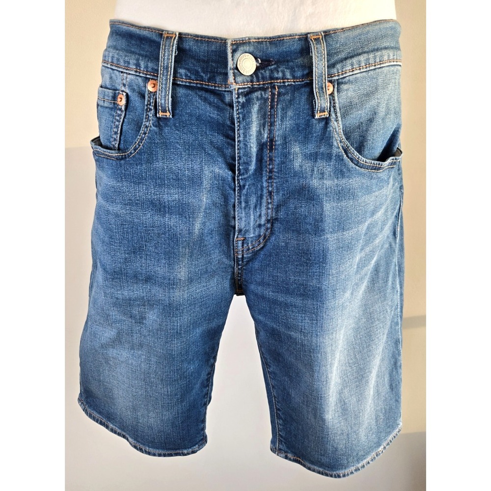 Levi's Premium Jeans Denim Shorts 502 W32 Medium Wash Summer Y2K Bermuda Unisex
